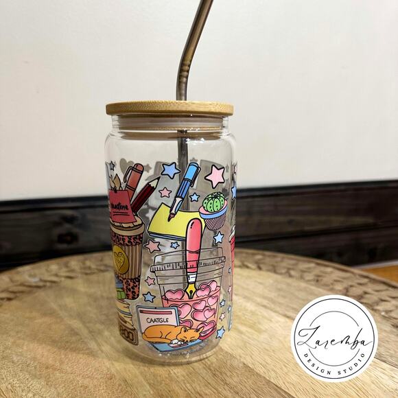 Boss Babe Fuel Libbey Cup, Working Office Beer Can Glass, 16 oz Sipper Glass - Picture 6 of 7